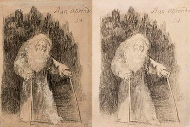 Dibujos de Goya (casi) inéditos en el Prado. ABC