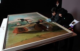 Goya empieza a acomodarse en Caixaforum. ABC