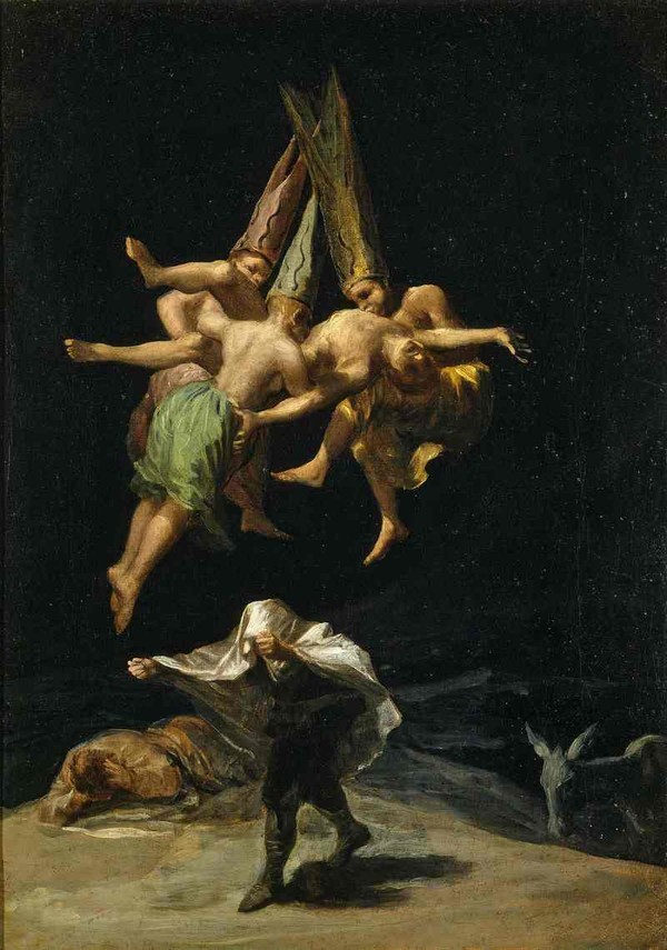 Se subastará el recibo original de 'Vuelo de brujas' de Francisco de Goya. Heraldo.es