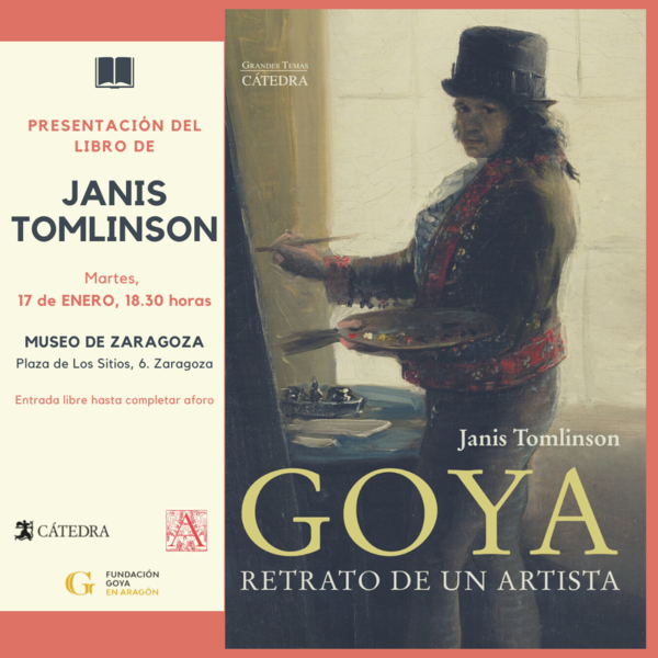 Janis Tomlinson presentará el libro 'GOYA, retrato de un artista' en el Museo de Zaragoza