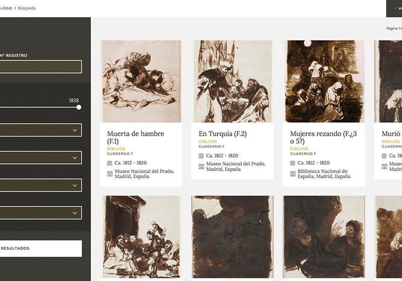 Ampliamos con 735 obras de Goya nuestro catálogo online, que ya supera las 4500 visitas al mes 