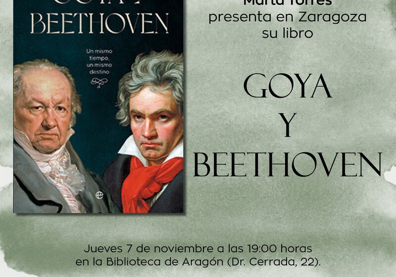 Presentación del libro GOYA Y BEETHOVEN