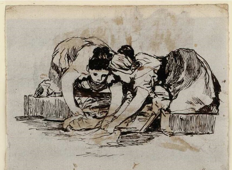 Mujeres lavando