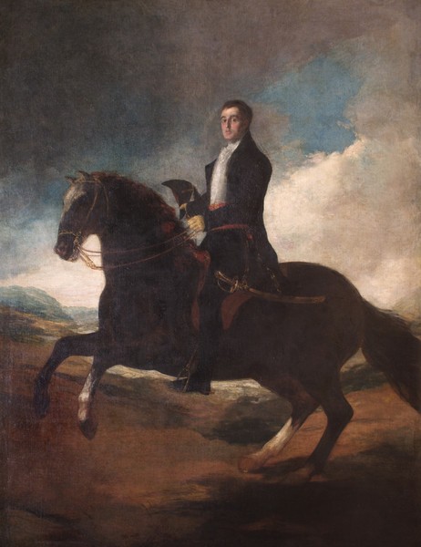 El duque de Wellington a caballo