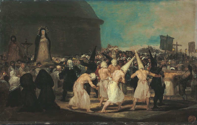 A Procession of Flagellants (Procesión de disciplinantes)