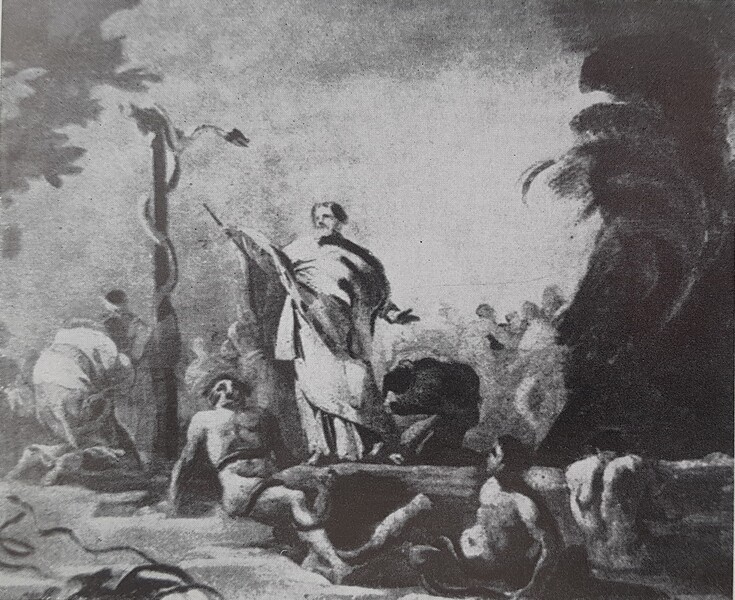 Moses and the Brazen Serpent (Moisés y la serpiente de bronce)
