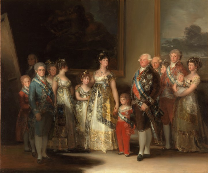 La familia de Carlos IV de España por Francisco Goya