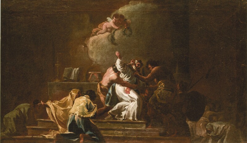 Death of St. Albert of Jerusalem