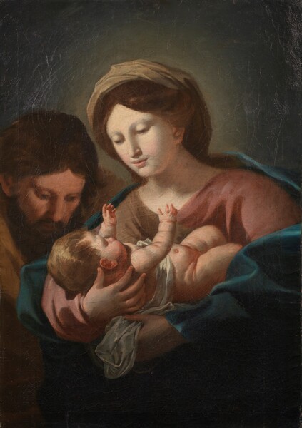Virgen con el Niño y San José