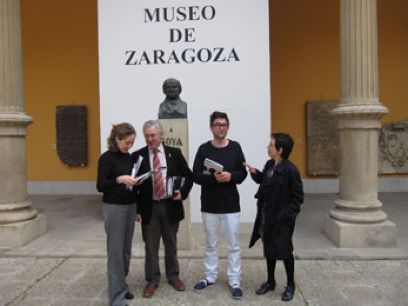 La Casa natal de Goya en Fuendetodos acoge desde el 25 de marzo el proyecto ‘Boombox’ de Enrique Radigales. Gabinete de comunicación Gobierno de Aragón