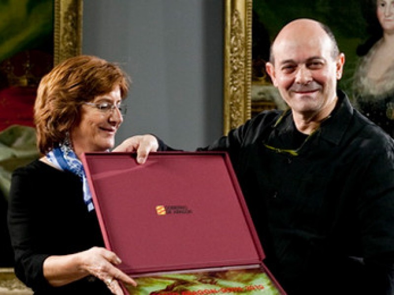 Sinaga recibe el Premio Aragón Goya. Heraldo de Aragón