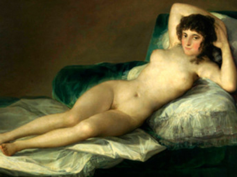 La escritora Almudena de Arteaga recrea la intriga sobre la 'maja desnuda' de Goya. Heraldo de Aragón