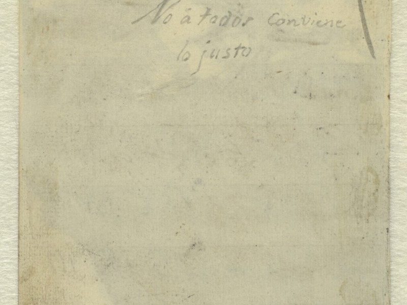 El Museo del Prado descubre un nuevo título manuscrito por Goya en un dibujo relacionado con la Justicia. 