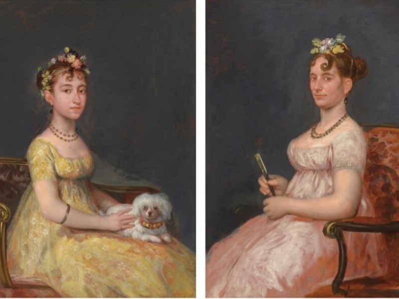Los retratos de dos mujeres de Goya podrían batir récords en la próxima subasta 