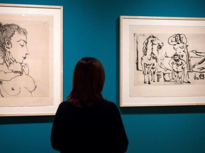 Picasso y Goya dialogan en torno al aguatinta en una exposición en Málaga